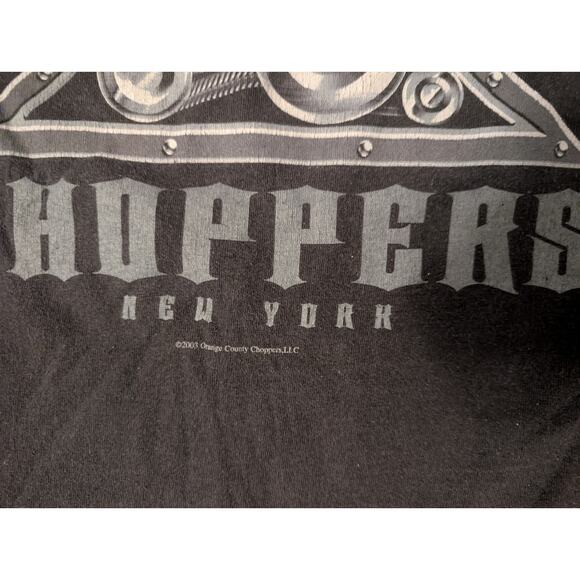 Vintage Orange County Choppers Black Mens Large T-Shirt - Picture 8 of 8